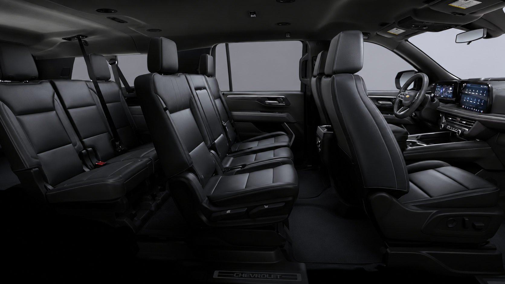 2026 Chevrolet Suburban passenger seating across three rows
